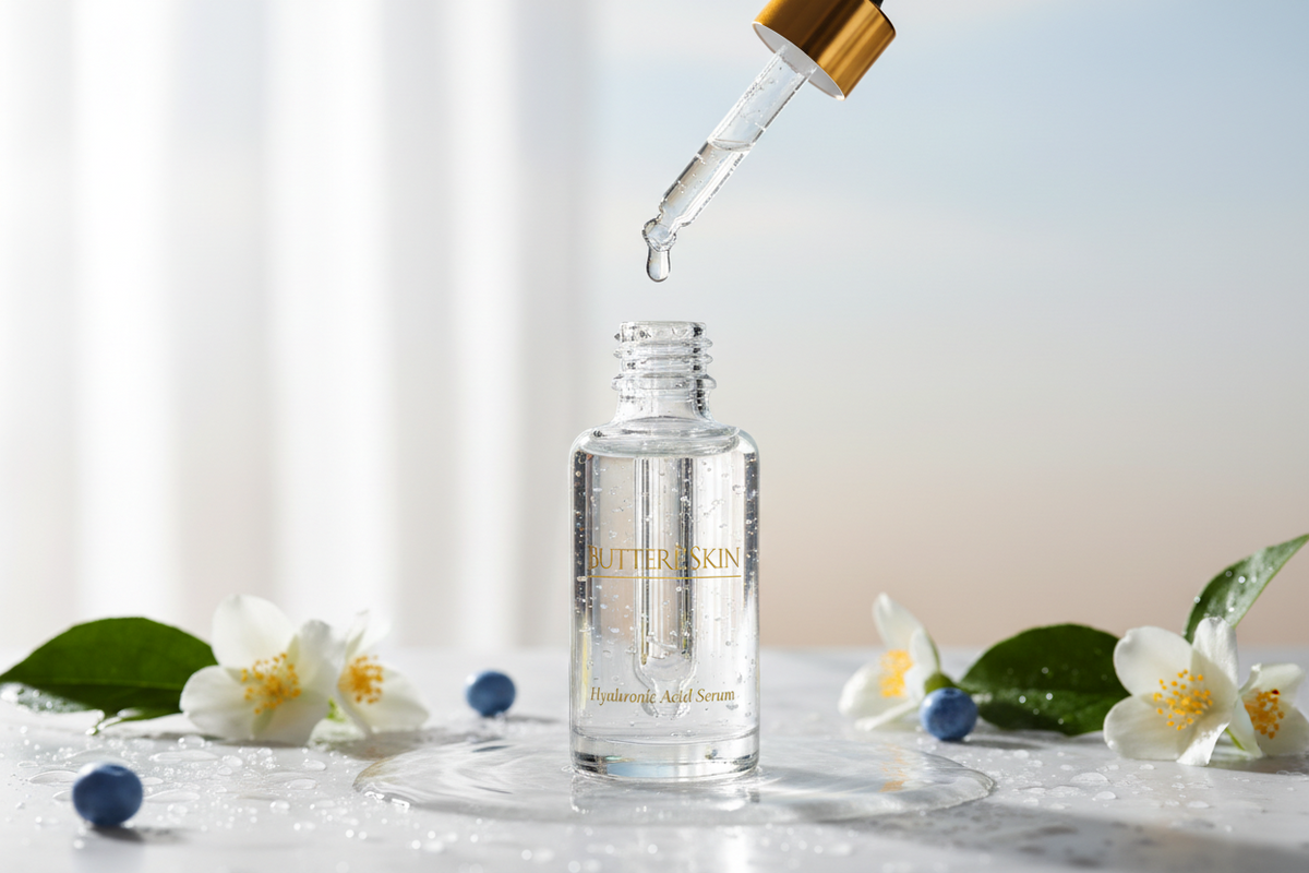 Hyaluronic Acid at Butterè Skin: The Hydrate Step Behind Our “Hydrate + Seal” Ritual