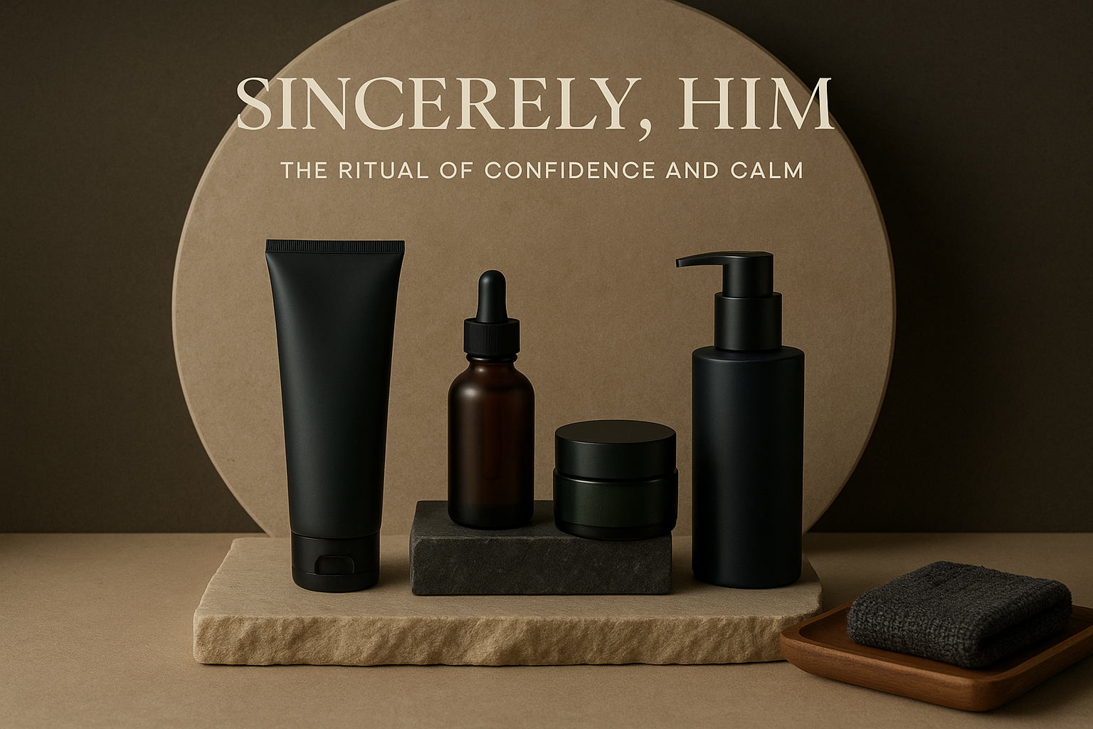 Sincerely, Him — The Ritual of Confidence and Calm