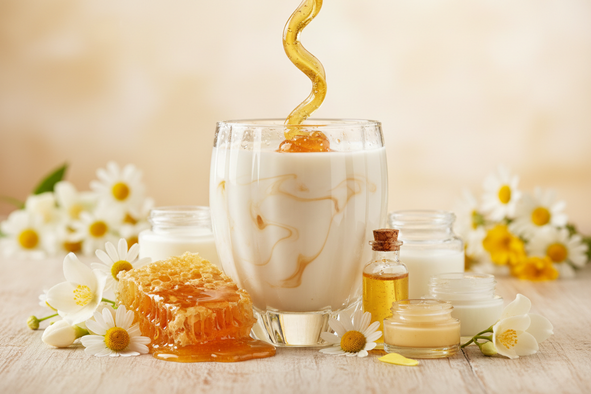 The Magic of Honey Milk: Nature’s Sweetest Remedy for Hydrated, Radiant Skin