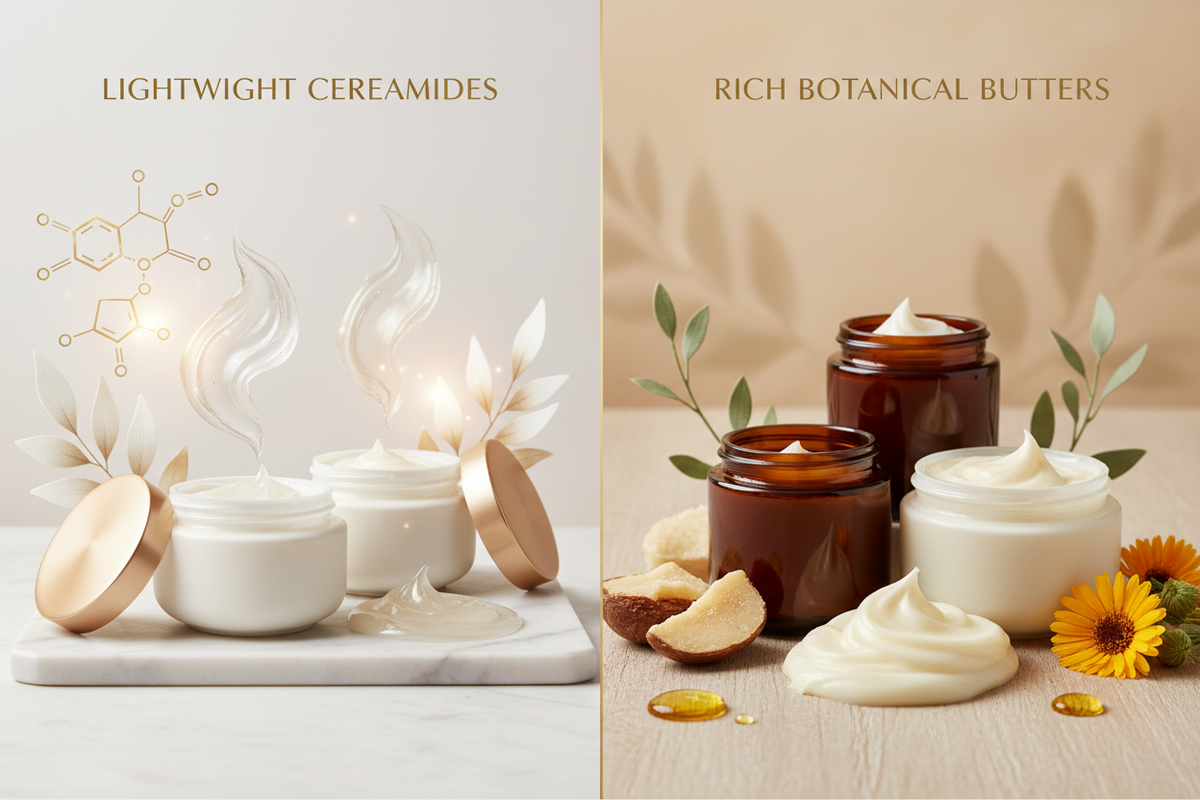 🌿 Why Butterè Skin Uses Ceramides in Our Luxe Crèmes — But Not in Our Body Butters