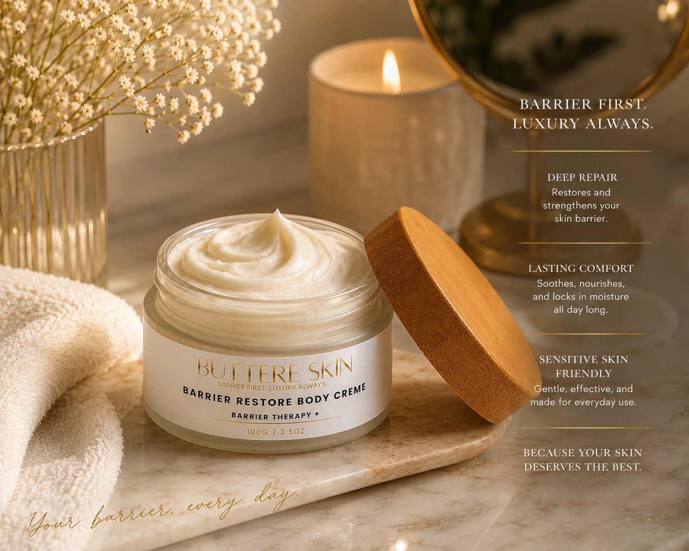 Barrier Therapy + • Barrier Restore Body Crème