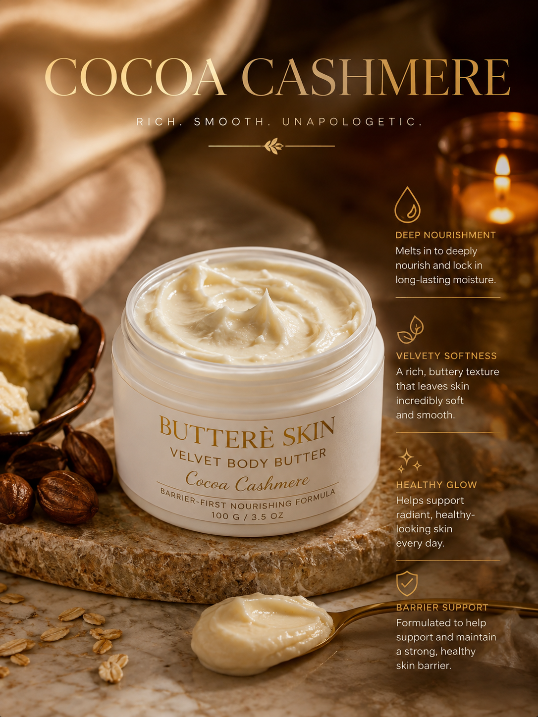 Cocoa Cashmere • Nourishing Velvet Body Butter
