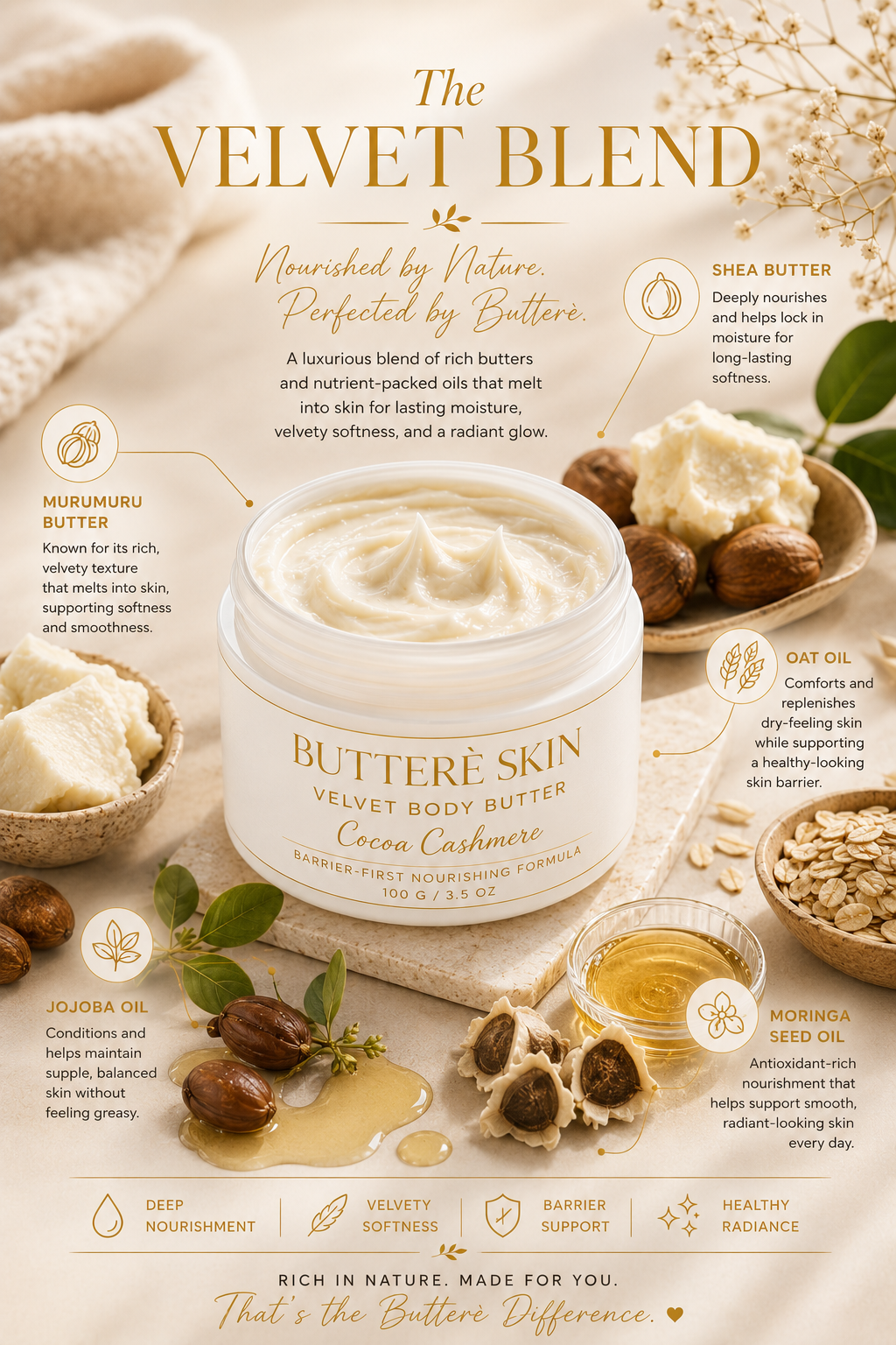 Cocoa Cashmere • Nourishing Velvet Body Butter