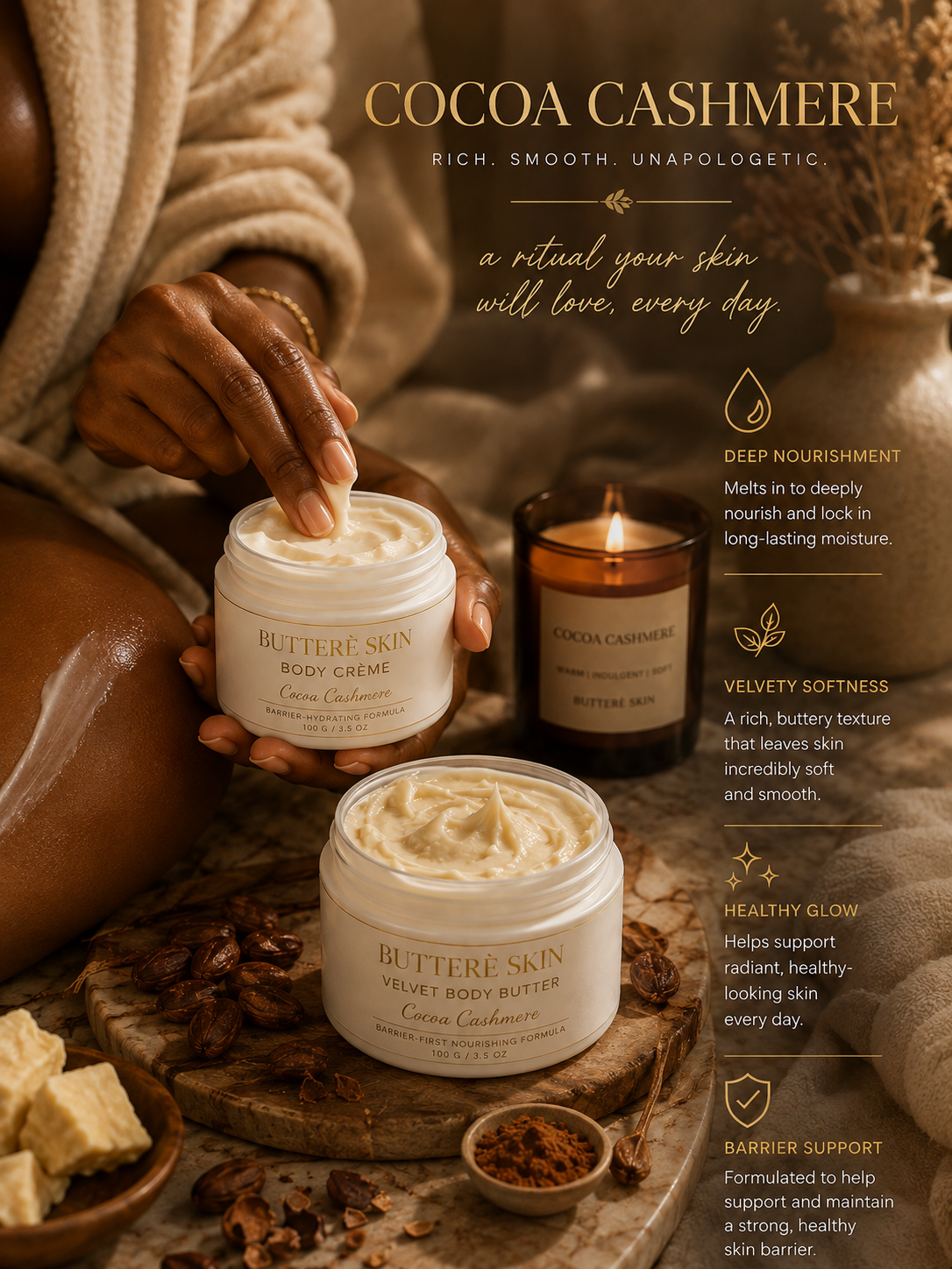 Cocoa Cashmere • Hydrate + Seal Ritual