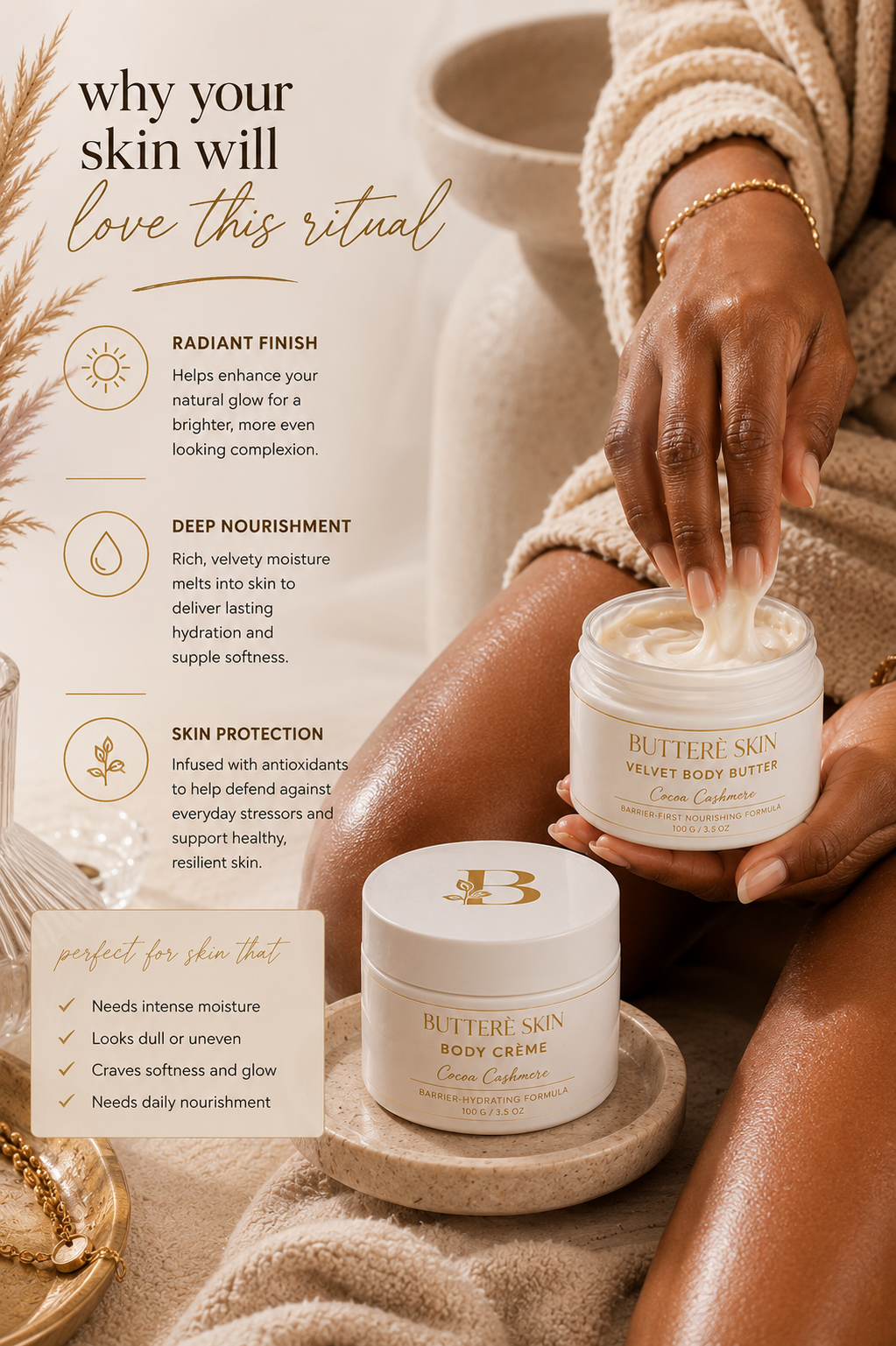 Cocoa Cashmere • Hydrate + Seal Ritual