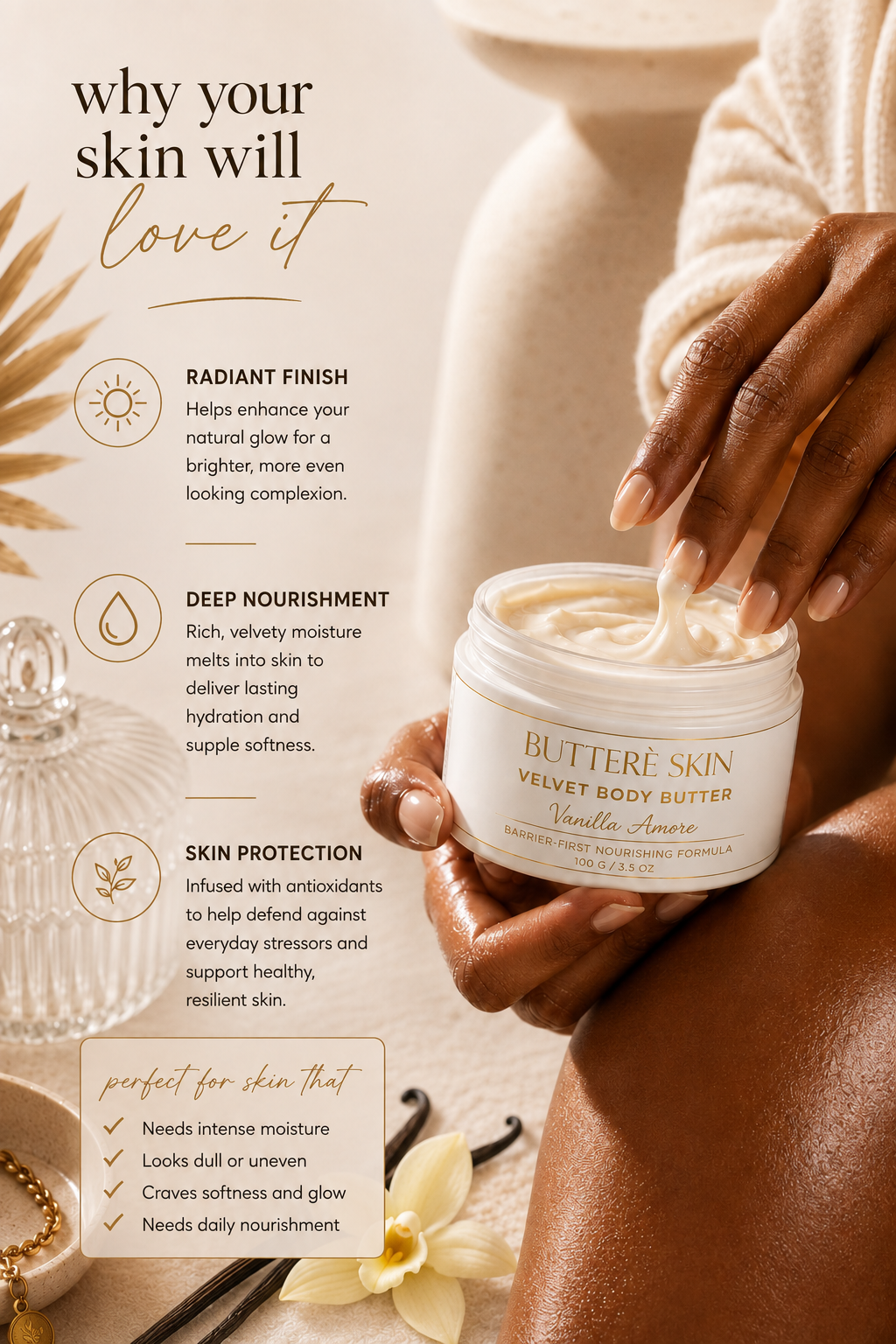 Vanilla Amore • Nourishing Velvet Body Butter