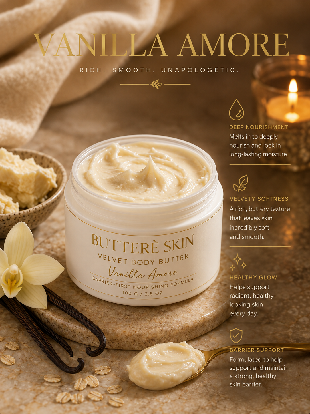 Vanilla Amore • Nourishing Velvet Body Butter