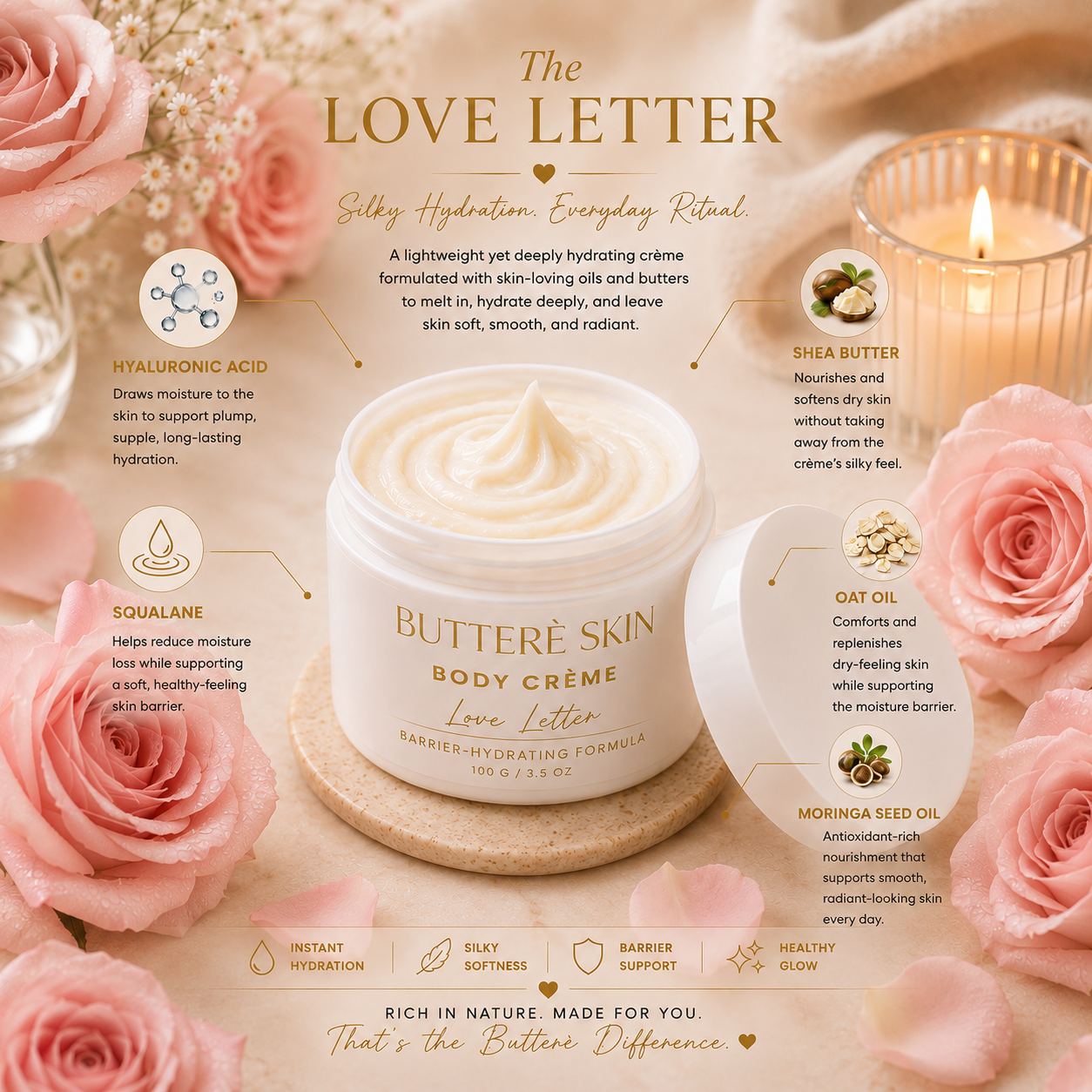 Love Letter • Hydrating Body Crème