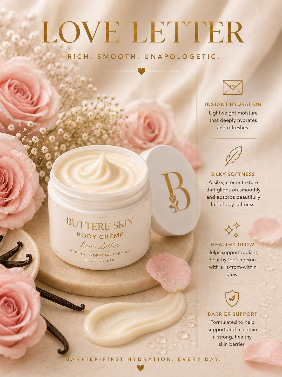 Love Letter • Hydrating Body Crème