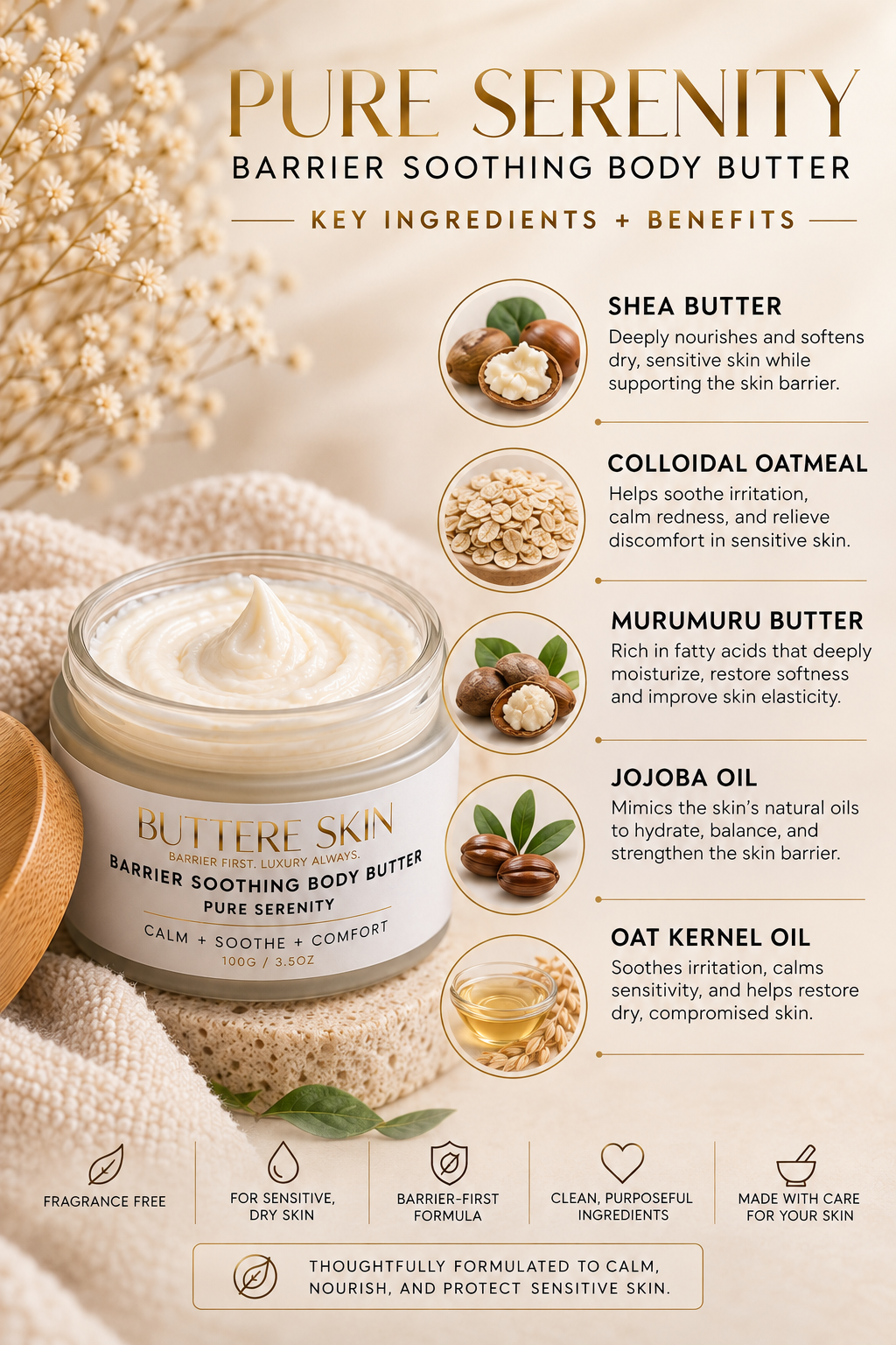 Pure Serenity • Barrier Soothing Body Butter