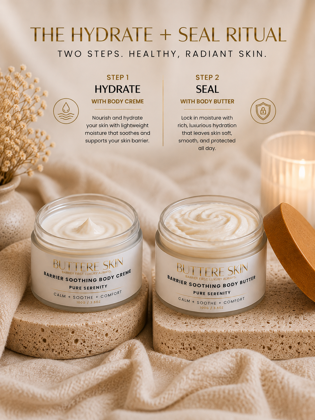 Pure Serenity • Hydrate + Seal Duo