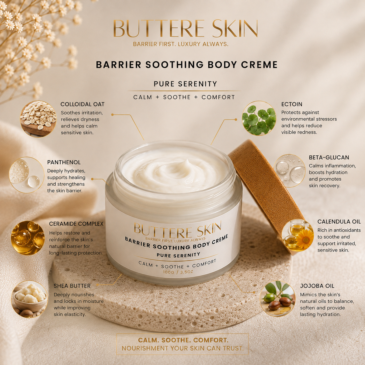 Pure Serenity • Barrier Soothing Body Crème