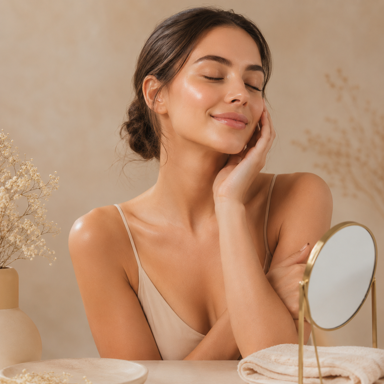 What your skin will feel.