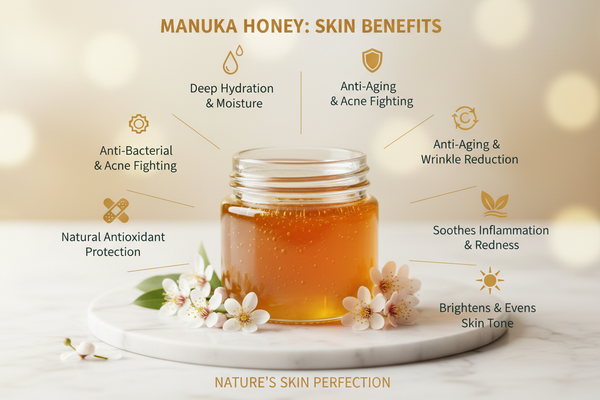 This but Manuka Honey and its skin benefits listed 